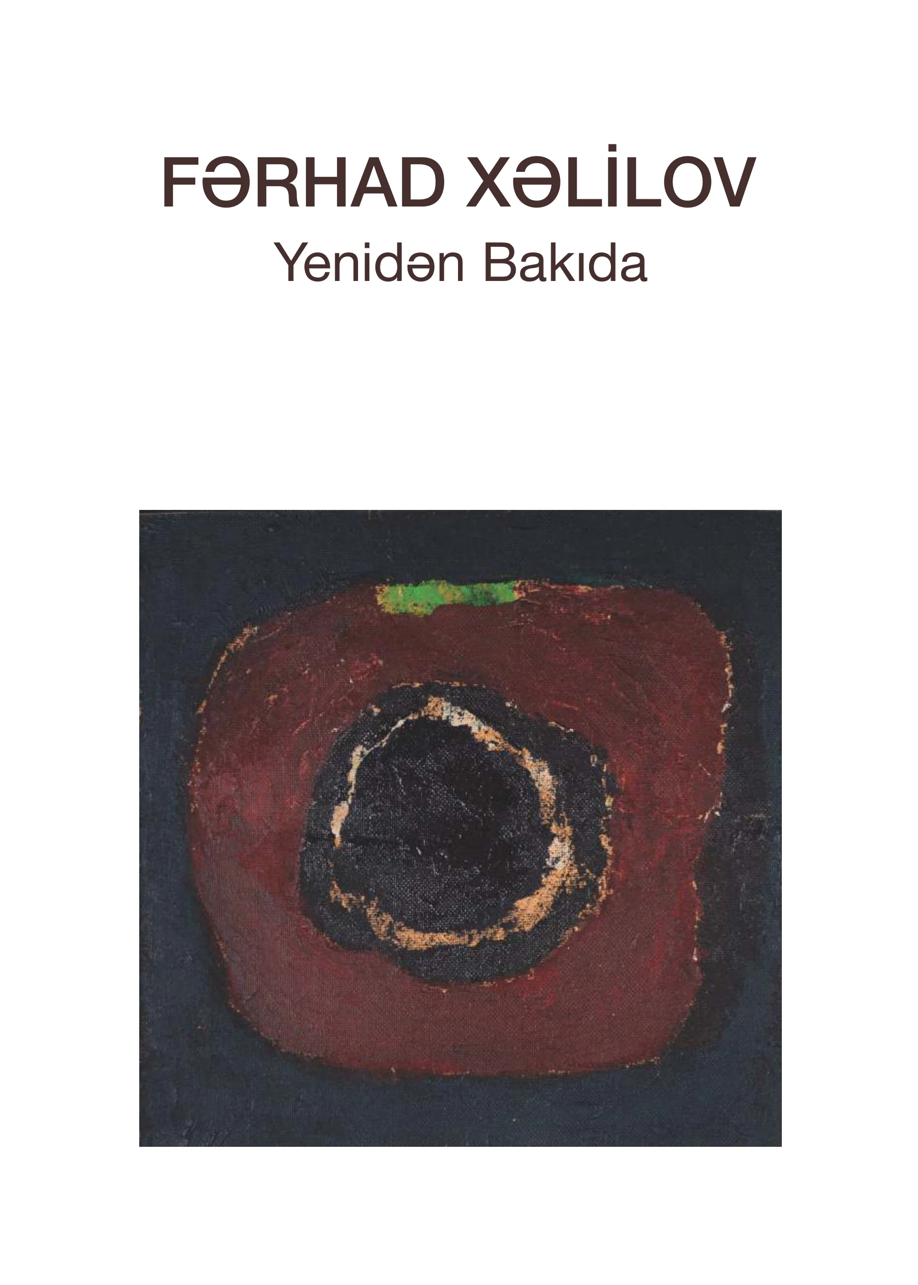 Original cover of Fərhad Xəlilov: Yenidən Bakıda, Baku, 2019