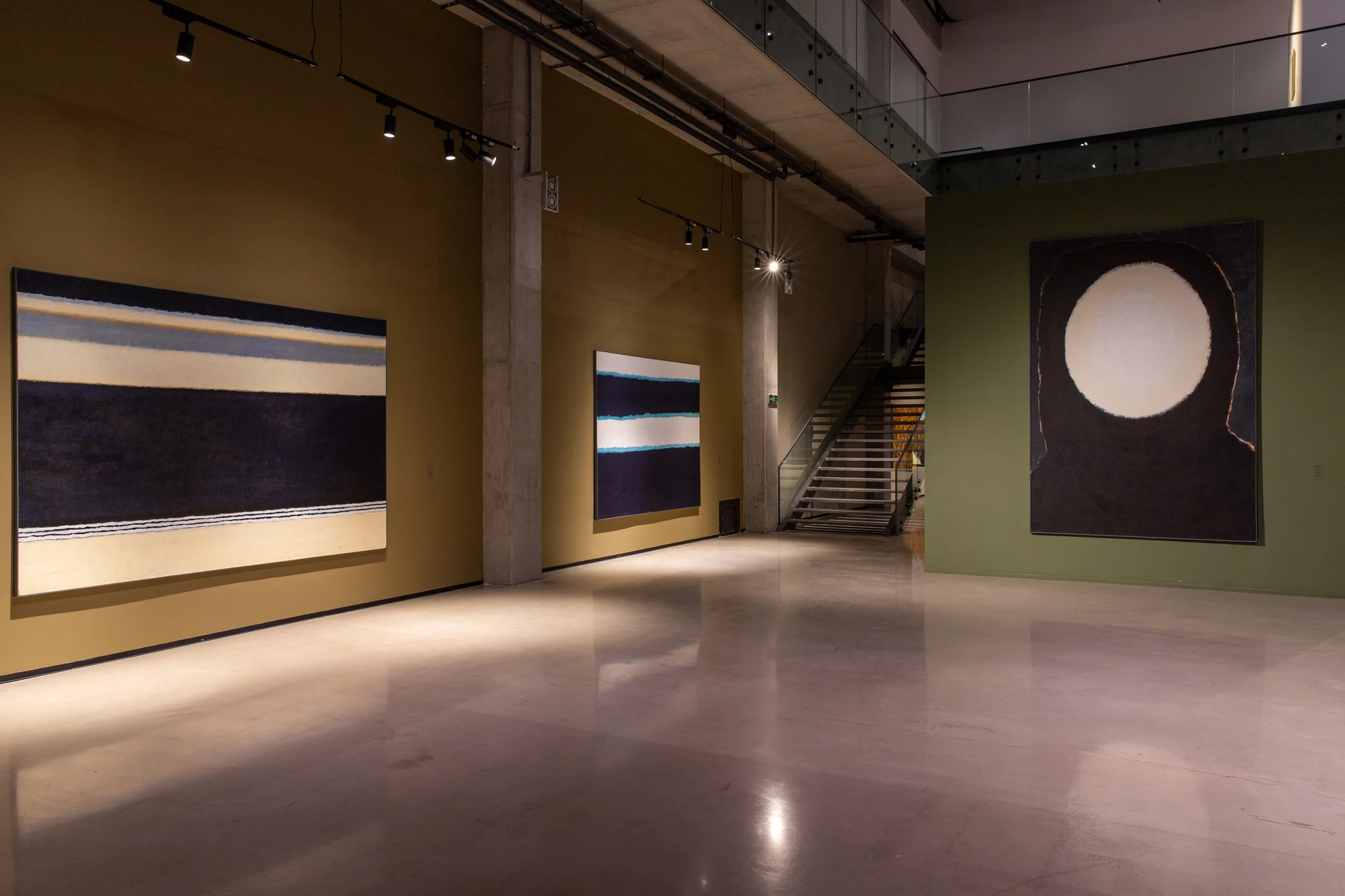 Installation view of Between the Earth and the Sky at the Museum of Azerbaijani Painting in Baku.