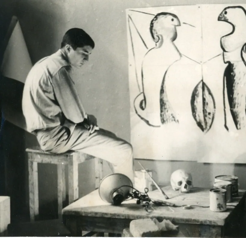 At art school
