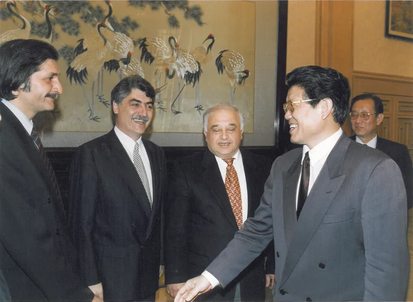 At an official reception