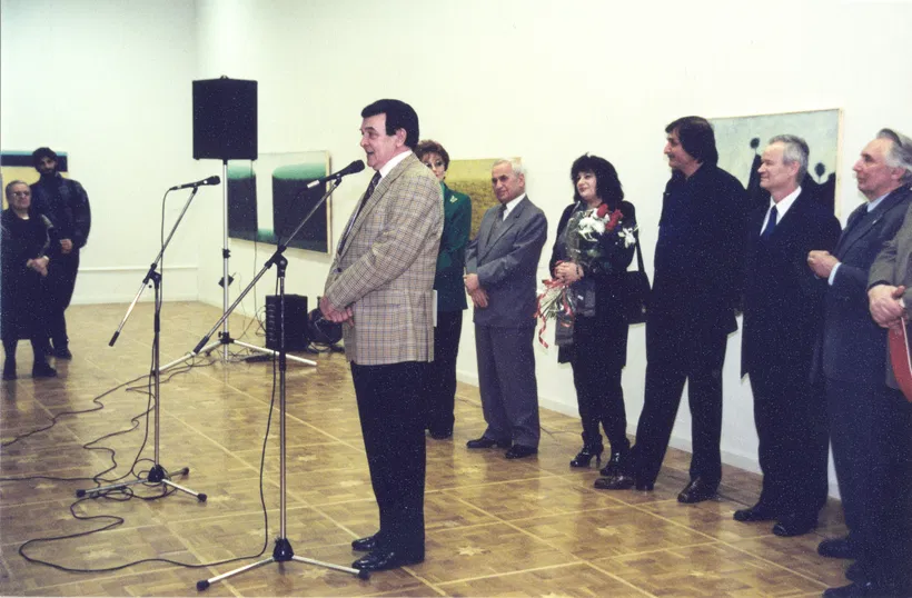 Opening an exhibition