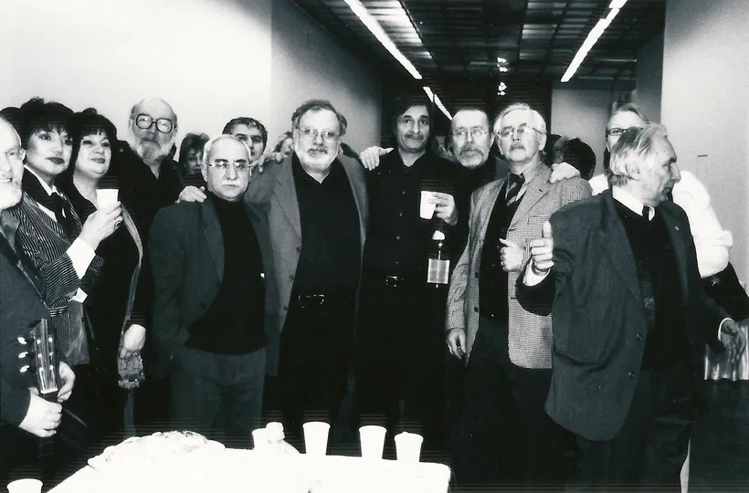 At a solo exhibition in Moscow