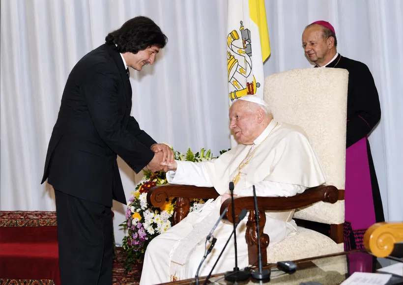 Meeting the Pope
