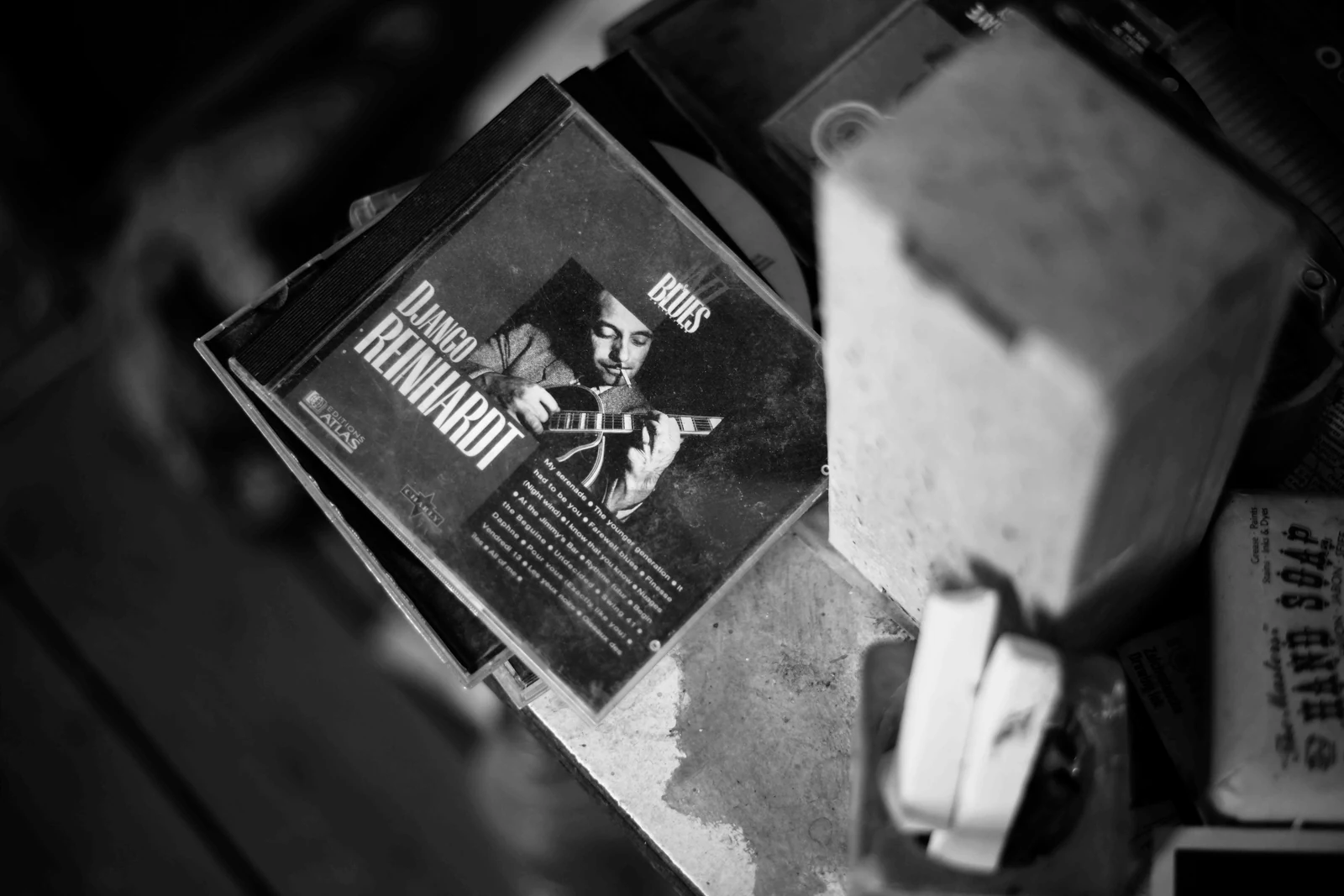 A publication in the artist’s studio. Photograph by Maya Baghirova.